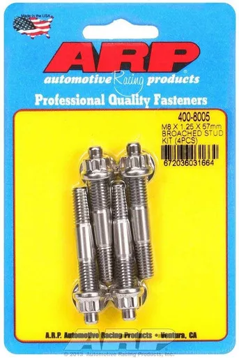 ARP S/S Stud Kit - (4) M8 X 1.25In X57Mm