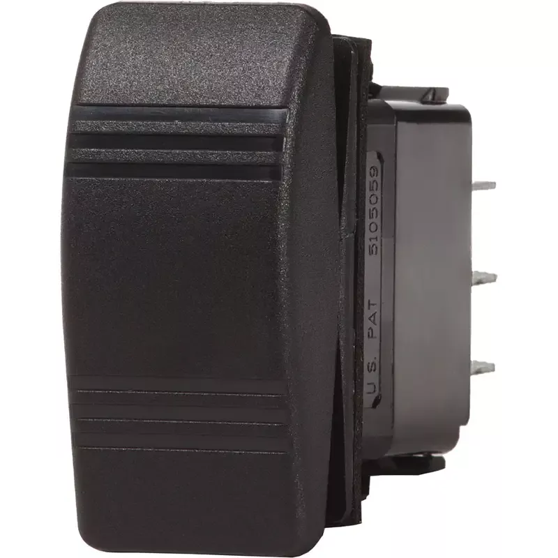 Blue Sea 8292 Water Resistant Contura III Switch – OFF-(ON) – Black